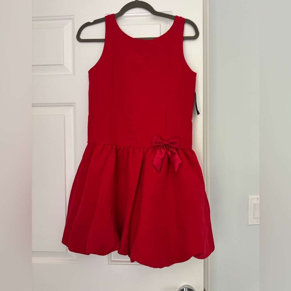 Elegant Red Kids Dress